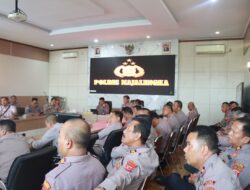 Polres Majalengka Ikuti Sosialisasi Kegiatan Survei Penilaian Integritas (SPI) Tahun 2023 oleh Irwasum Polri