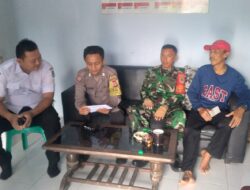 Ngobrol Mas, Bhabinkamtibmas Polsek Cikijing Gelar Silaturahmi Dengan Perangkat Desa.
