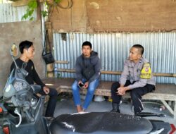 Lewat Sambang Bhabinkamtibmas Ajak Warga Wujudkan Kamtibmas Kondusif