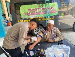 Wujud Pengabdian Tiada Henti, Dokkes Polres Majalengka Blusukan Lakukan Pemeriksaan Kesehatan Gratis