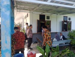 Sambil Blusukan, Kapolsek Kadipaten Sapa Masyarakat Yang Sedang Beristirahat Sambil Berikan Himbauan Kamtibmas