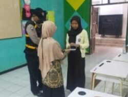 Polisi Ada Dimana mana, Sambangi Sekolah Antisipasi Eforia Yang Berlebihan Usai Kelulusan