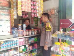 Polisi Ada Dimana-mana, Bhabinkamtibmas Sambangi Masyarakat Dan Beri Himbauan Terkait Kamtibmas