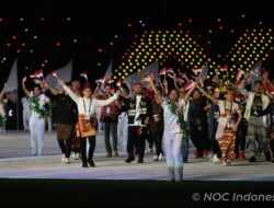 Gubernur Sumsel Bangga CdM Kontingen Indonesia Promosikan Baju Adat Sumsel di Opening Ceremony SEA Games 2023 Kamboja