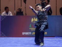 Hari Pertama Tanding, Wushu Raih Dua Perak di SEA Games 2023 Kamboja