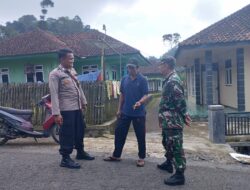 Sinergitas TNI – Polri di Argapura Menyambangi Warganya di Desa Cikaracak