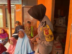 Polisi Blusukan, Polwan Bhabinkamtibmas Briptu Inten Rihhadatul ‘Aisy Berikan Himbauan Kamtibmas