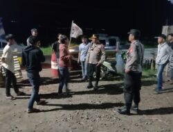 “Polisi Ada Dimana-mana” Antisipasi C3, Kapolsek Cikijing Laksanakan Patroli Malam.