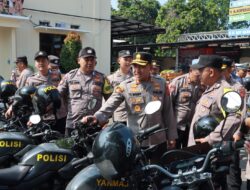 Jelang Pilkades Serentak Tahun 2023, Kapolres Majalengka Cek Kondisi Kendaraan Dinas