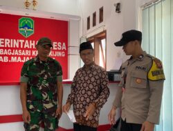 Sinergitas TNI-Polri, Bhabinkamtibmas Dan Bhabinsa Sambangi Kantor Desa Bagjasari.