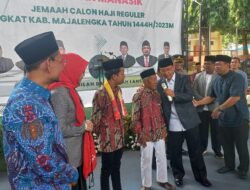 Sebanyak 1.173 orang Calon Jemaah Haji. Majalengka berangkat dari BIJB Kertajati.
