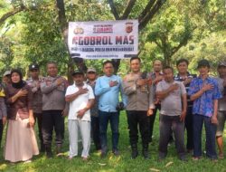 Polsek Panyingkiran Gelar Giat Ngobrol Mas di Kebun Mangga Saung Teduh