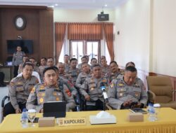 Polres Majalengka ikuti Vicon Anev Sikamtibmas Terkini