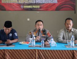 Ngobrol Mas, Kapolres Majalengka Bersama Insan Pers