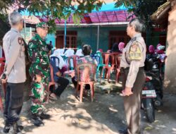 Polsek Kadipaten Polres Majalengka Lakukan Pengamanan Kampanye Pilkades Desa Pagandon