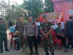 Sinergitas TNI – Polri, Jaga Pelaksanaan Pemungutan dan Penghitungan Suara Pilkades di Wilayah Jatiwangi
