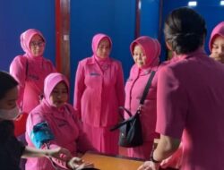 Sidokkes Polres Majalengka Berikan Pelayanan Pemeriksaan Kesehatan Kepada Pengurus Bhayangkari