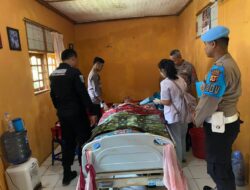 Si Dokkes Polres Majalengka Laksanakan Home Visit Pada Anggota Yang Alami Sakit Menahun
