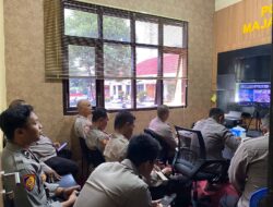 Polres Majalengka Ikuti Zoom Meeting Polisi RW