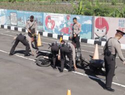 Satlantas Polres Majalengka Berikan Materi TPTKP Laka Lantas Pada Siswa Latja