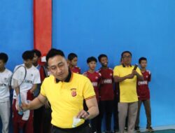Kapolres Majalengka Buka Kejuaraan Badminton HUT Bhayangkara Ke-77 di Gor Sarja Arya Racana