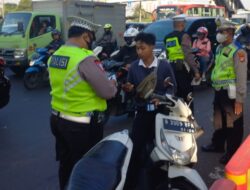 Polrestro Depok Berlakukan Tilang Manual, 495 Pengendara Ditindak