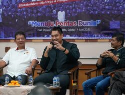 Hadiri Silatnas Stakeholders Olahraga dan PWI, Menpora Dito Ingin Kolaborasi dan Good Governance Pengelolaan Keolahragaan