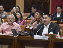 Raker Perdana dengan Komisi X DPR, Menpora Dito Bahas RKA-K/L dan RKP Tahun 2024