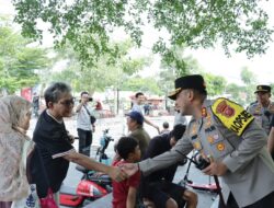 Kapolres Majalengka Gelar Giat Jempol Sampaikan Pesan Kamtibmas Pada Pengunjung Taman Dirgantara