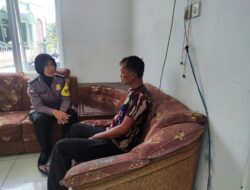 Polisi Blusukan, Polwan Bhabinkamtibmas Sambang Warga Sarana Mewujudkan Kamtibmas Yang Aman