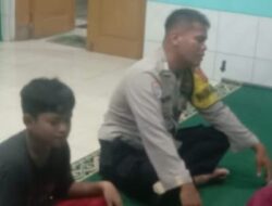 Dalam Giat Memakmurkan Tempat Ibadah, Bhabinkamtibmas Polsek Jatiwangi Laksanakan Shalat Berjama’ah
