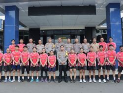 Berikan Motivasi, Kapolres Majalengka Lepas Atlit Yang Akan Bertanding Di Kapolda Jabar Cup IV 2023
