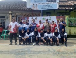 Kapolsek Sukahaji Hadiri Final Turnamen Bola Voli Dalam Rangka HUT Kecamaan Sindang Ke 16 Tahun 2023