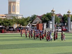 Pocil Polres Majalengka Gelar Latihan di Alun – Alun Majalengka