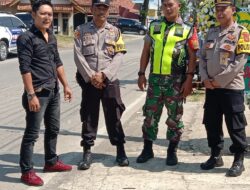 Sinergitas TNI-Polri Di Cikijing Dalam Pam Jalur dan Pengamanan Bupati Majalengka.