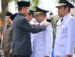 Bupati Majalengka Lantik Pejabat Struktural di Ruang Terbuka.