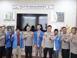 Bangun Sinergitas, Kapolres Majalengka Sambut Silaturahmi PMII Kabupaten Majalengka