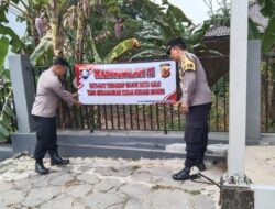 Polisi di Majalengka Pasang Spanduk Imbauan TPPO