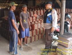 Lagi-lagi, Bhabinkamtibmas Polsek Jatiwangi Blusukan Sampaikan Himbauan Kamtibmas Kepada Warga