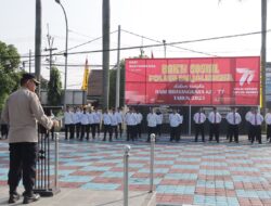 Mewakili Kapolres Majalengka, Kabag Ops Pimpin Apel Jam Pimpinan