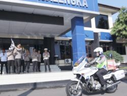 Hut Bhayangkara Ke 77, Kapolres Majalengka Lepas Baksos Untuk Disalurkan Bagi Warga Kurang Mampu