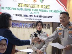 Sidokkes Polres Majalengka Ikuti Kegiatan Survei Akreditasi Klinik Pratama Bumi Asih Polres Majalengka