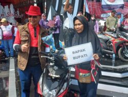 Pendagang Sorabi Dapat Hadiah Motor Jalan Santai dalam Rangka Hari Jadi Majalengka ke 533
