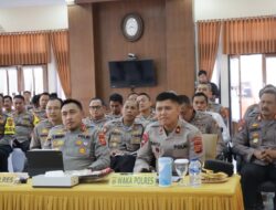 Kapolres Majalengka Ikuti Anev Mingguan Bapak Kapolda Jabar