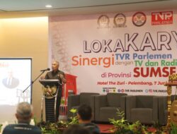 Hafisz Tohir Puji Kolaborasi TVR Parlemen dengan TV dan Radio Lokal Sumatera Selatan