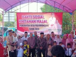 Pemdes Pasirmuncang, Gelar Bakti Sosial Khitanan Massal