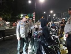 Polrestro Jaksel Tilang Puluhan Pelaku Balap Liar di JLNT Casablanca