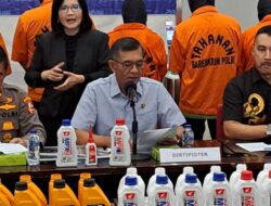 Bareskrim Polri Ungkap 36.933 Botol Oli Palsu di Jatim, Lima Pelaku Dibekuk