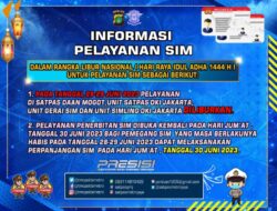 Libur Idul Adha, Polda Metro Tutup Layanan SIM Pada 28-29 Juni 2023