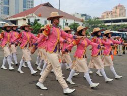 HUT Bhayangkara Ke-77, PMJ Gelar Lomba Baris-berbaris Tingkat SMA